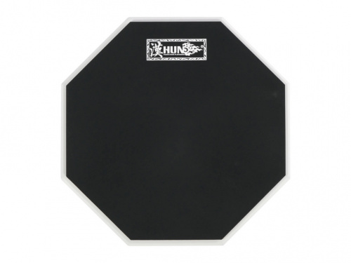 HUN PR10 Тренировочный пэд резиновый черный OCTAGON BLACK 10"