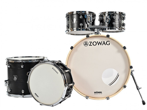 ZOWAG Z6-MODERN ROCK 5 SPK BLW Ударная установка без стоек Z6 MODERN ROCK BLACK WOOD 10-12-14-16-22"