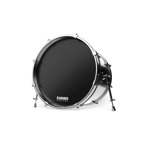 EVANS BD22RBG Пластик для бас-барабана, резонансный черный RESONANT BLACK 22"