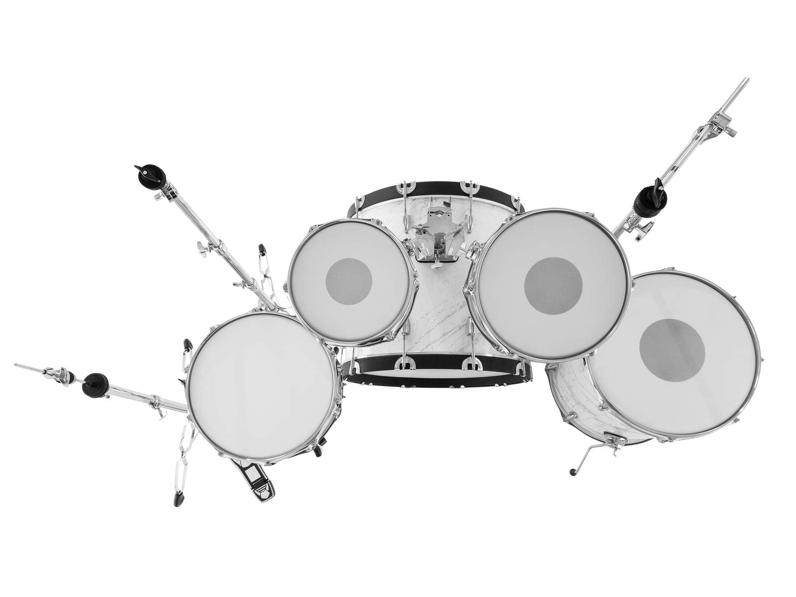 LDRUMS LD-2218-64-01 Ударная установка березовая со стойками, белая 10-12-14-16-22"