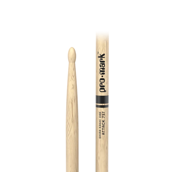 PROMARK PW727W Барабанные палочки, дуб, деревянный наконечник SHIRA KASHI 727