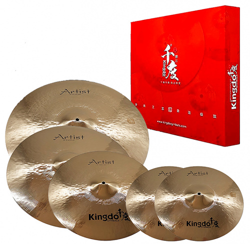 KINGDO KD-ABSET-4 Комплект тарелок ARTIST BRIGHT SET 14-16+18+20"
