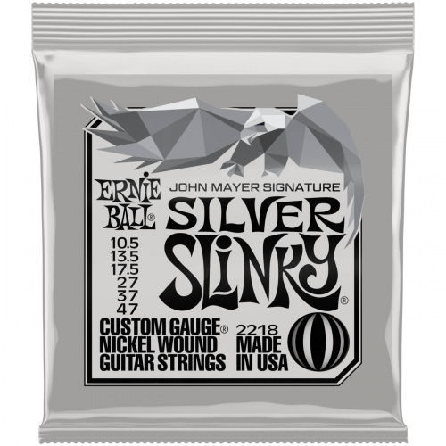 ERNIE BALL 2218 Струны для электрогитары NICKEL WOUND SILVER SLINKY 10,5-47