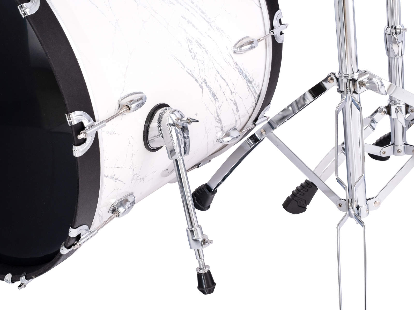 LDRUMS LD-2218-64-01 Ударная установка березовая со стойками, белая 10-12-14-16-22"