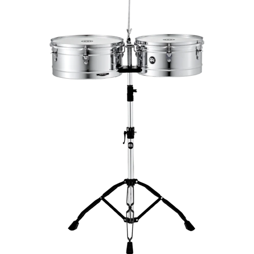 MEINL HT1314CH Тимбалес на стойке с креплением ковбелла HEADLINER CHROME 13"-14"
