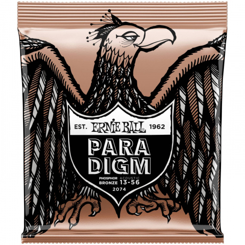 ERNIE BALL 2074 Струны для акустической гитары PARADIGM PHOSPHOR BRONZE MEDIUM 13-56