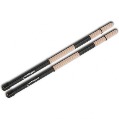 SCHLAGWERK ROB6 Руты бамбуковые с защитой от римшотов 19 прутьев BAMBOOLEO RODS