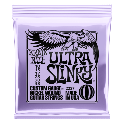 ERNIE BALL 2227 Струны для электрогитары NICKEL WOUND ULTRA SLINKY 10-48