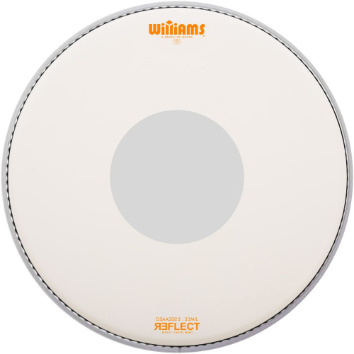 WILLIAMS DSAA2D23-23MIL-14K Пластик для малого барабана с напылением двухслойный REFLECT COATED 14"