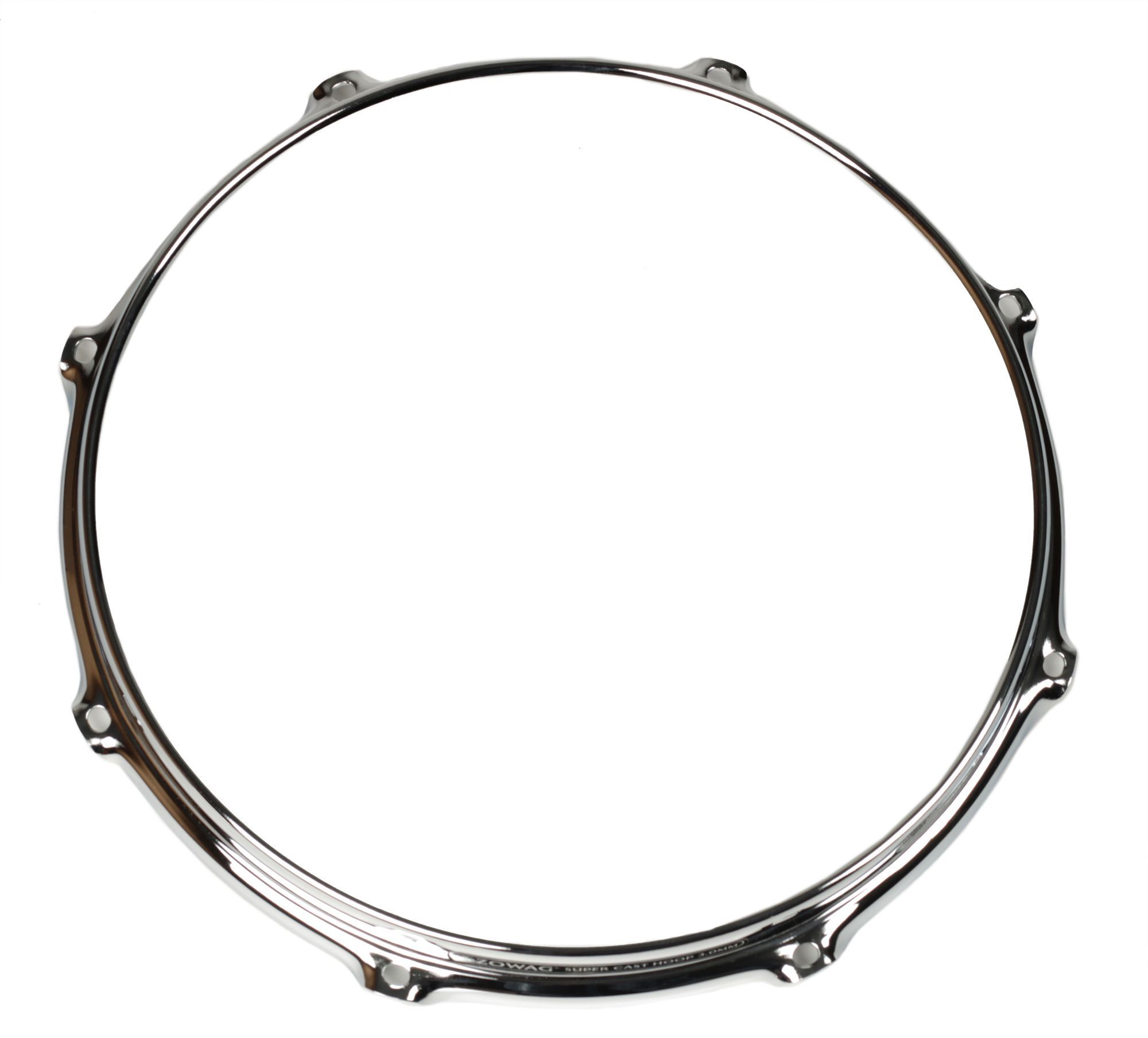 ZOWAG SC1308B Обод для барабана или тома нижний 3 мм, хром, 8 отверстий SUPER CAST HOOP 13"